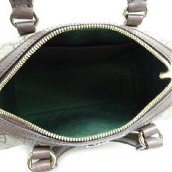 Gucci Boston Bag Handbag GG Supreme Beige - Picture 6 of 7